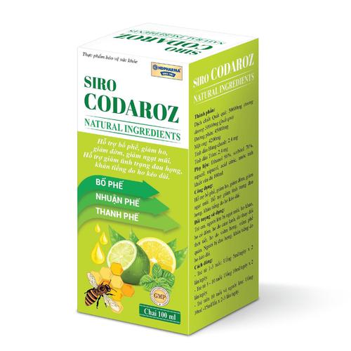 Siro Codaroz Natural Ingredients HD Pharma (C/100ml)