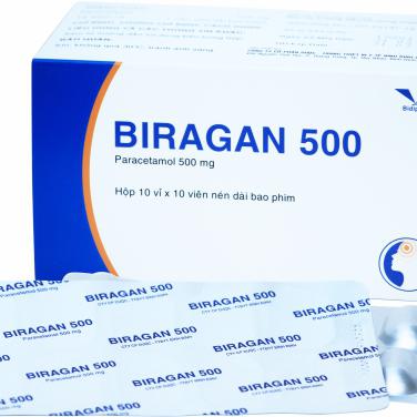 Biragan 500 (Paracetamol) Bidiphar (H/100v)