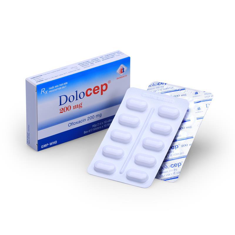 Dolocep 200mg (Ofloxacin) Domesco (H/20v)