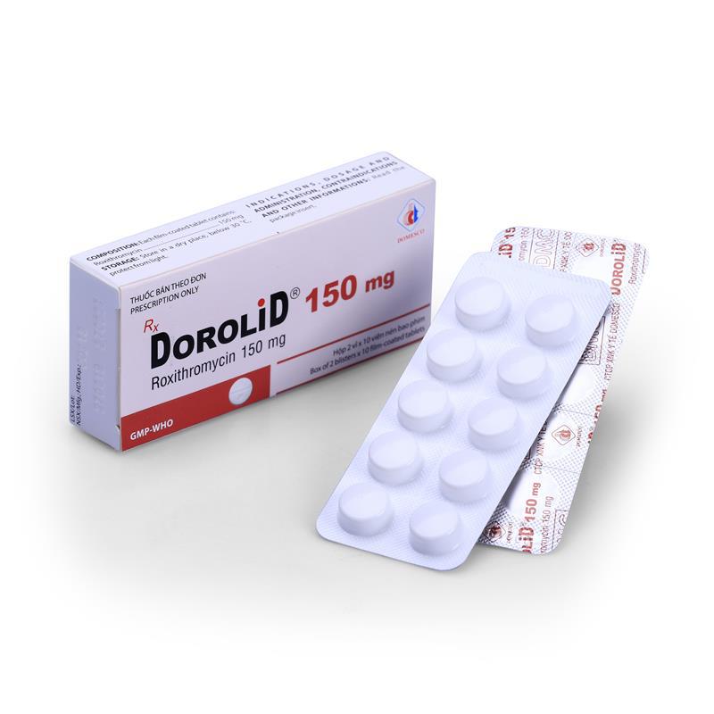 Dorolid 150 (Roxithromycin) Domesco (H/20v)