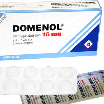 Domenol (Methylprednisolon) 16mg Domesco (H/30v)