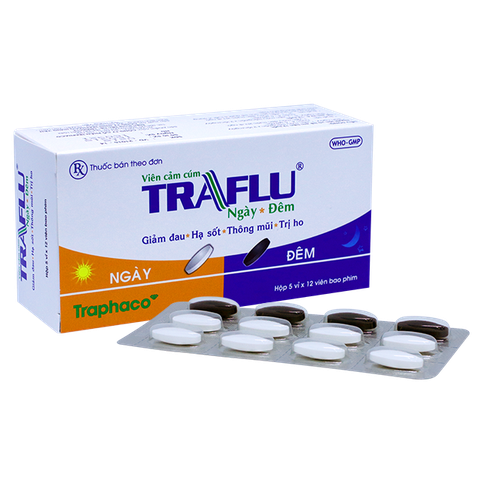 Traflu (Paracetamol, Phenylephrin, Dextromethorphan)Traphaco (H/60v)