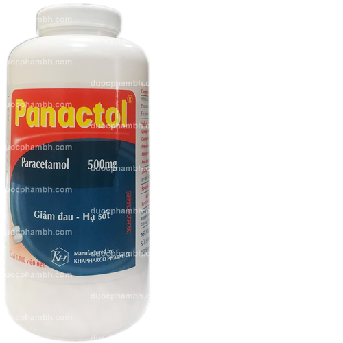 Panactol (Paracetamol) 500mg Khapharco (C/1000v)