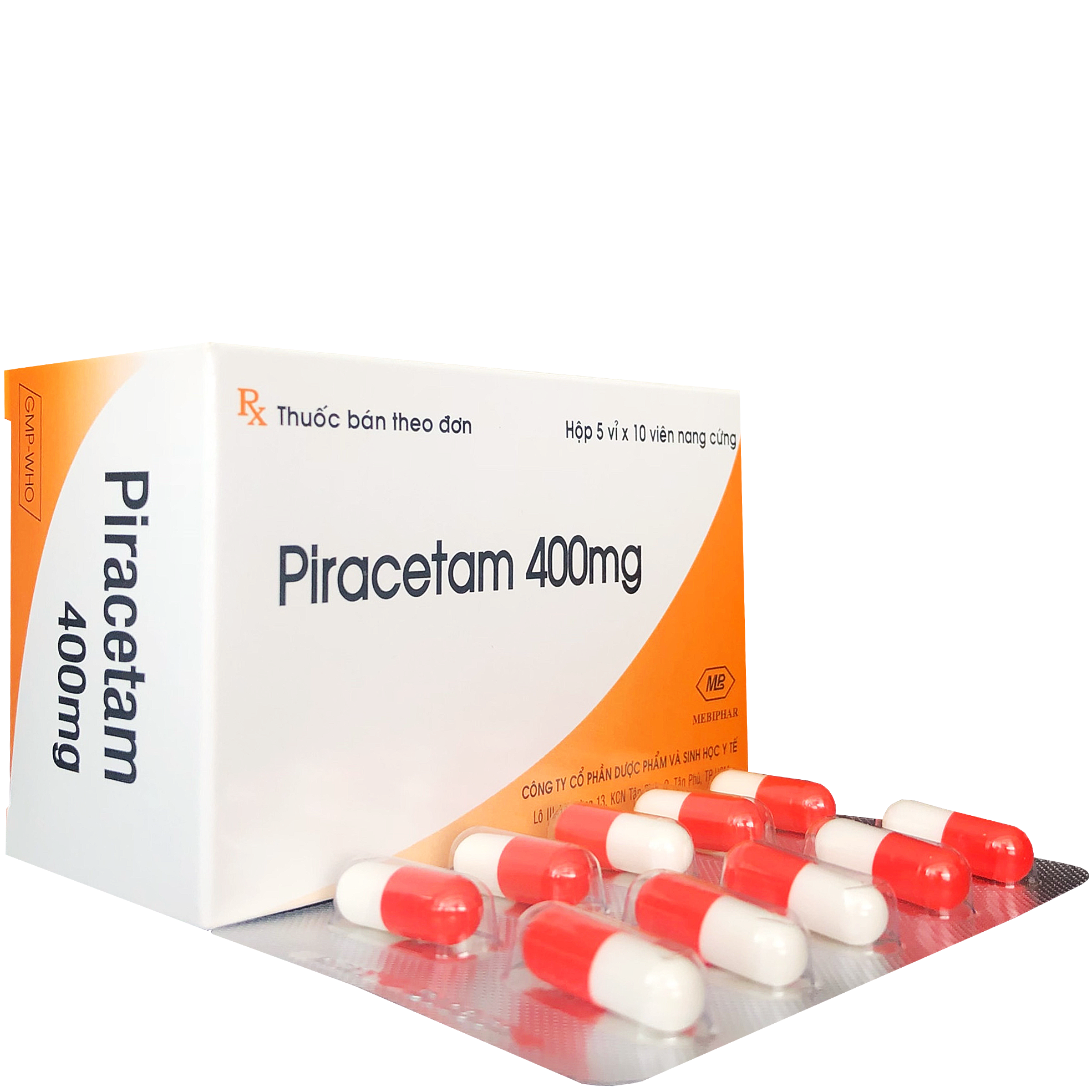 Piracetam 400 Mebiphar (H/50v)