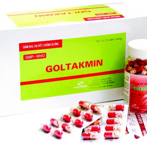 Goltakmin (Paracetamol, Clorpheniramin Maleat) Hadiphar (C/100v)