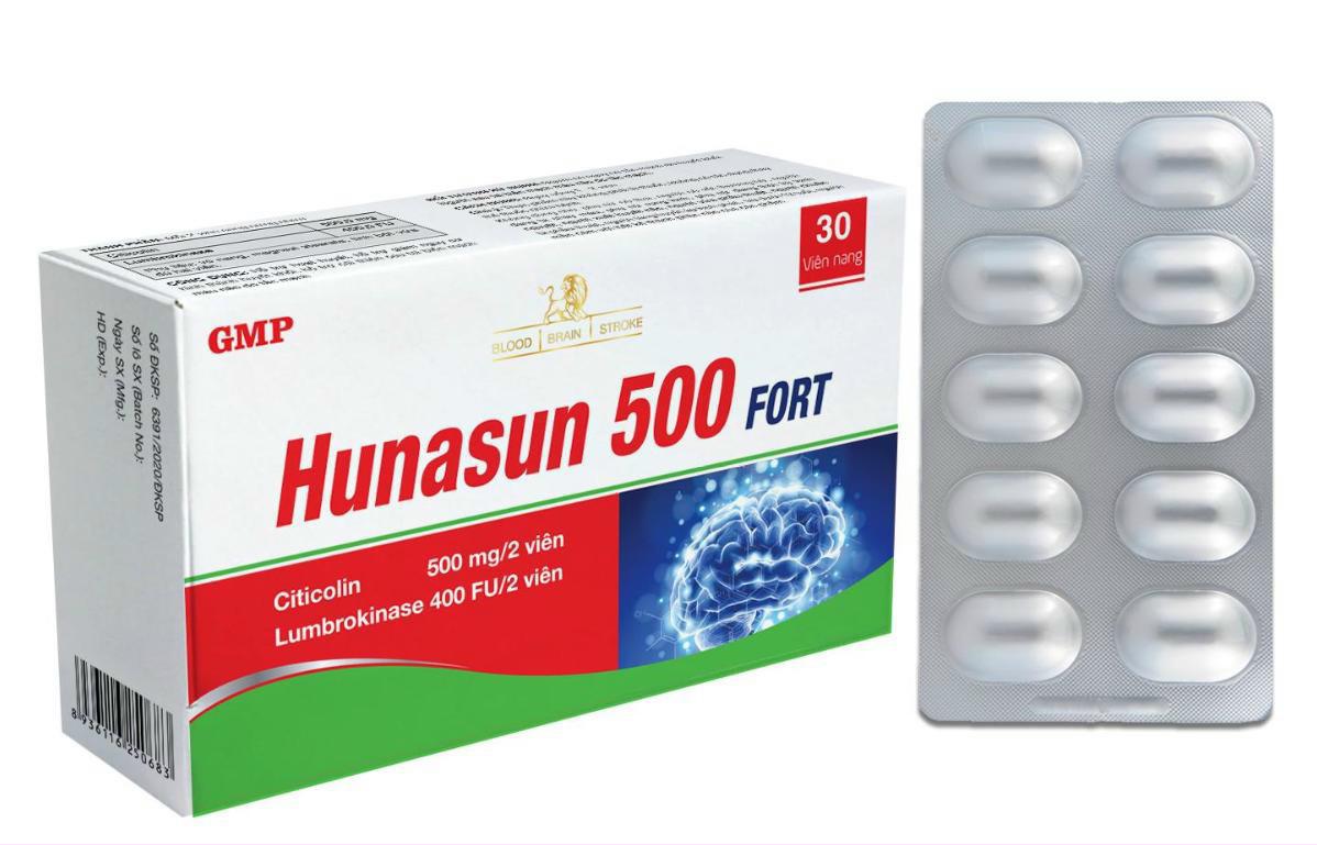 Hunasun 500 (Citicoline) Fort Mediphar (H/30v)