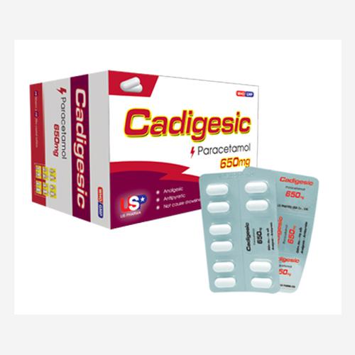 Cadigesic 650 (Paracetamol) US Pharma (H/100v)