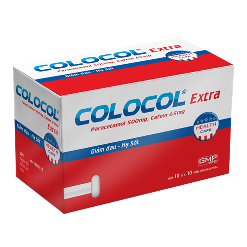 Colocol Extra (Paracetamol, Cafein) Sao Kim (H/100v)