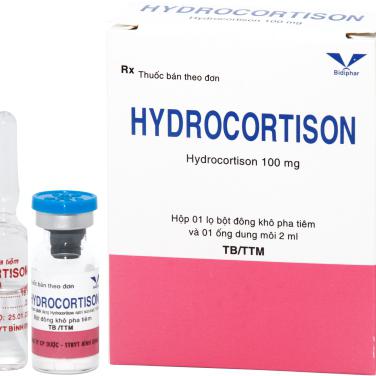 Hydrocortison 100mg Bidiphar (H/1 lọ)