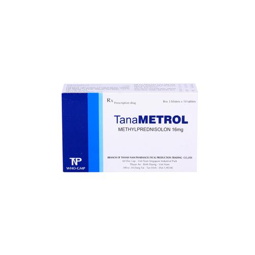 Tana Metrol (Methylprednisolon) 16mg Thành Nam (H/30v)