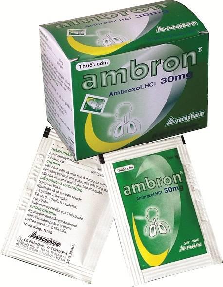 Ambron (Ambroxol) 30mg Vacopharm (H/50g/1g) (Gói)