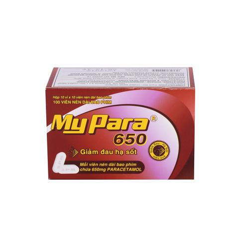 MyPara 650 (Paracetamol) SPM (H/100v)