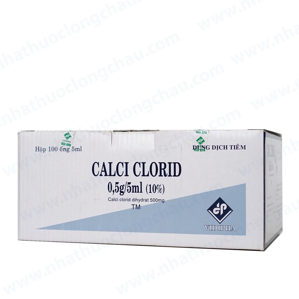 Calci Clorid 0,5g/5ml Vidipha (H/100o)