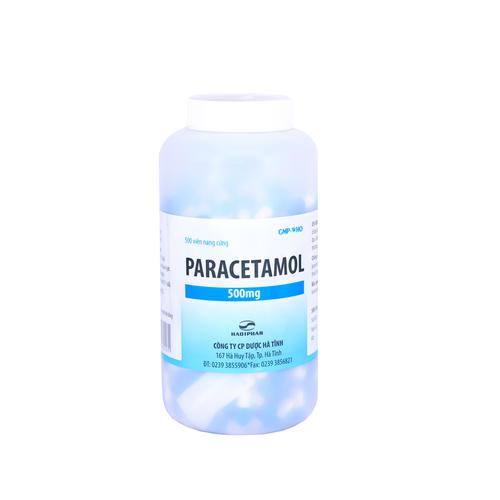 Paracetamol 500mg Hadiphar (C/500v)