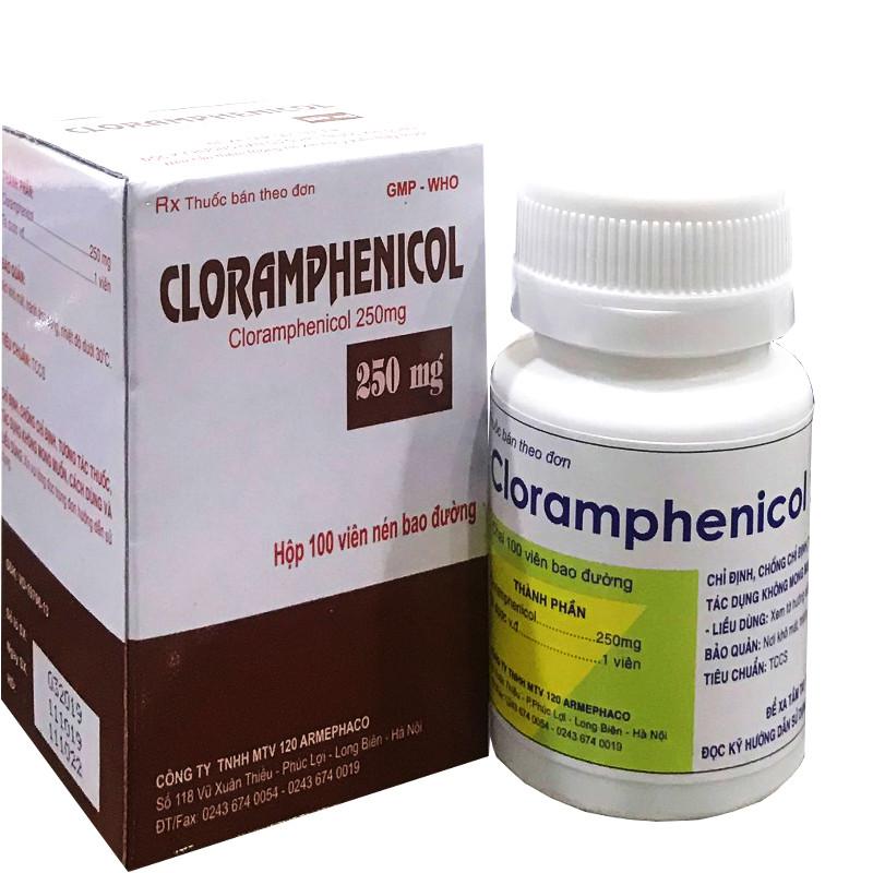 Cloramphenicol 250mg Armephaco (C/100v)