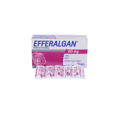 Efferalgan 80mg (Paracetamol) Bristol (H/10v)