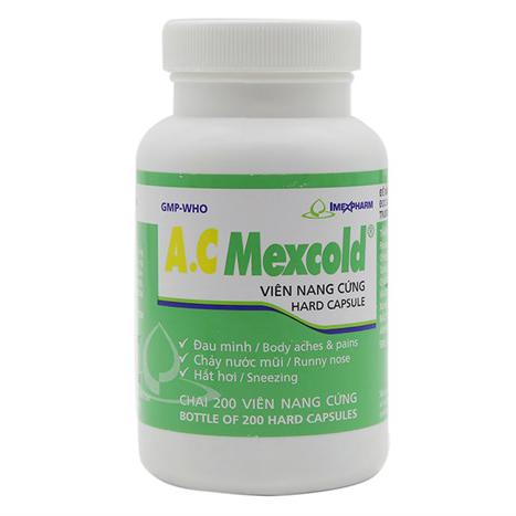 A.C Mexcold (Paracetamol) 325mg Imexpharm (C/200v)