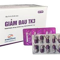 Giảm Đau TK3 (Paracetamol, Cafein, Phenylephrin) Hadiphar (H/100v)