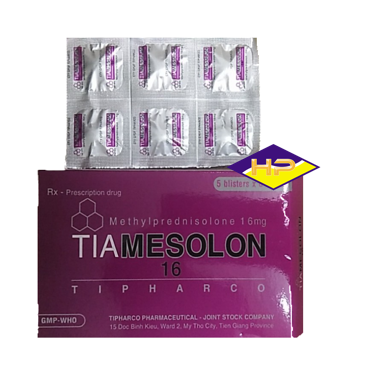 Tiamesolon 16 (Methylprednisolon) Tipharco (H/30v)