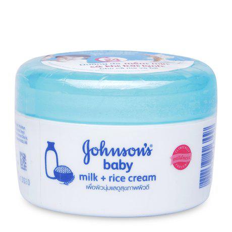 Kem Dưỡng Ẩm Johnson's Baby Milk & Rice (H/50gr)
