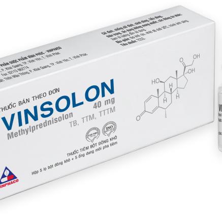 Vinsolon (Methylprednisolon) 40mg Vinphaco (H/10lo)