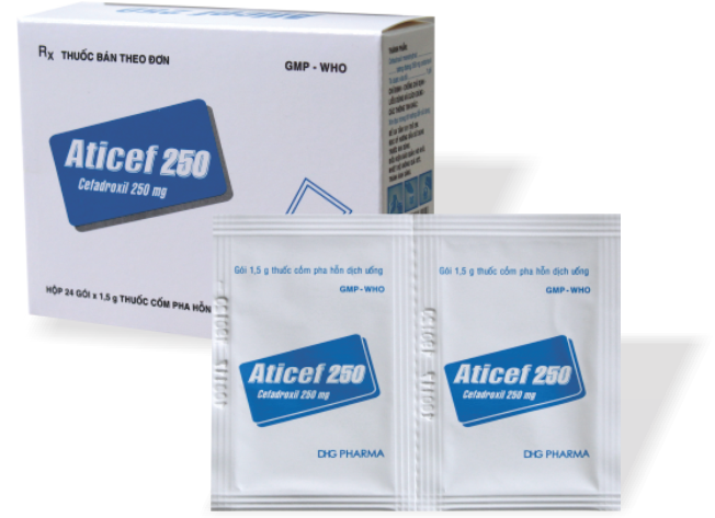 Aticef 250 (Cefadroxil) DHG Pharma (H/24g)