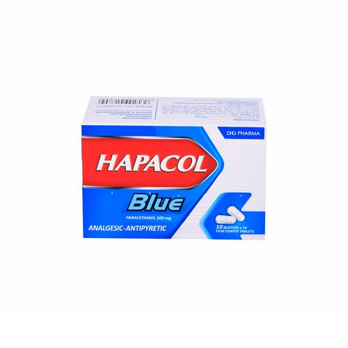 Hapacol Blue (Paracetamol) 500 DHG Pharma (H/100v)