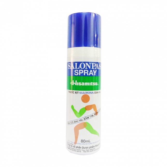 Salonpas Spray (Dl-Camphor, L-Menthol, Tocopherol) Hisamitsu (C/80ml)