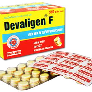 Devaligen F (Paracetamol, Clorpheniramin Maleat) USA-NIC (H/500v) 