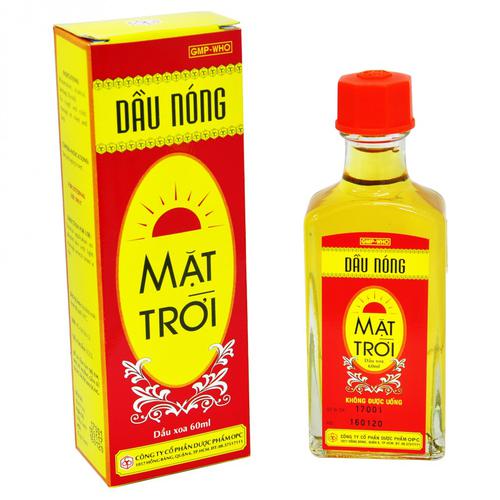 Dầu Nóng Mặt Trời OPC (C/60ml)