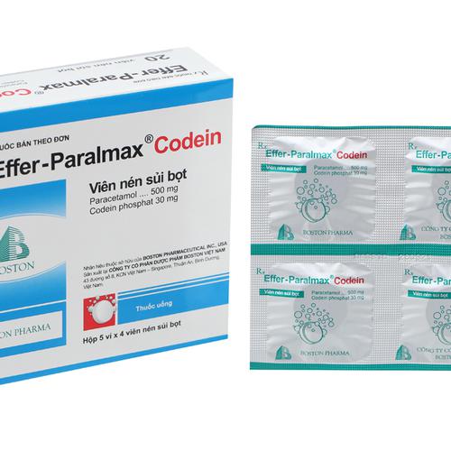 Effer-Paralmax Codein (Paracetamol, Cafein) Boston (H/20v)