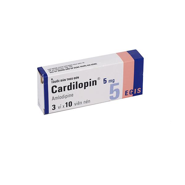Cardilopin 5mg (Amlodipin) Egis (H/30v)