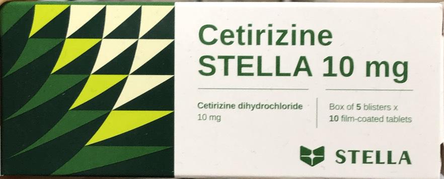Cetirizine 10mg Stella (H/100v)
