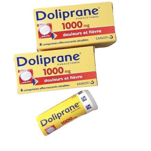 Doliprane 1000mg (Paracetamol) Sanofi Hộp 8 viên sủi