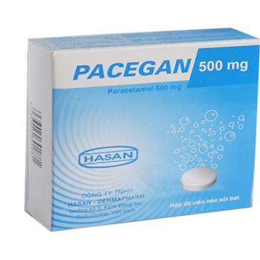 Pacegan 500mg Sủi (Paracetamol) Hasan (H/100v)