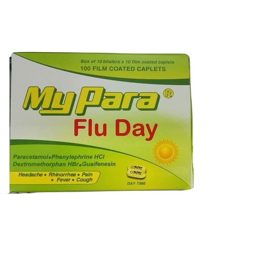 MyPara Flu Day (Paracetamol, Dextromethorphan , Phenylephrin) SPM (H/100v)