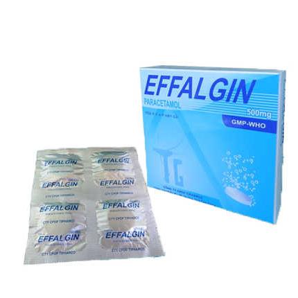 Effalgin (Paracetamol) 500mg Tipharco (H/16v)