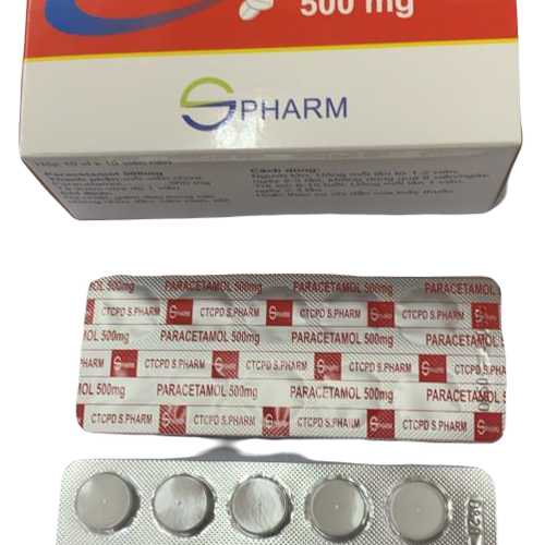 Paracetamol 500mg S. Pharm (H/100v)