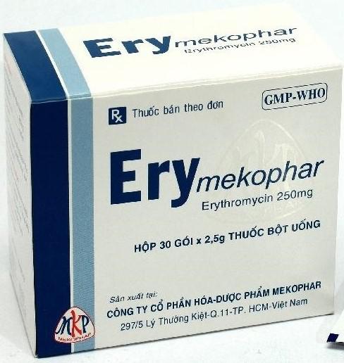 Erymekophar (Erythromycin) 250mg Mekophar (H/30g)