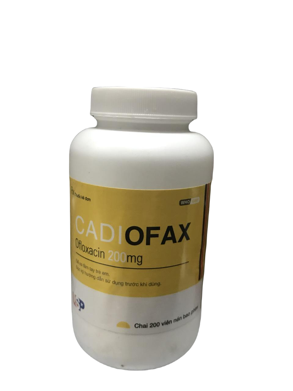 Cadiofax (Ofloxacin) 200mg US Pharma (C/200v)