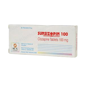 Sunsizopin 100 (Clozapin) Sun (H/50v)