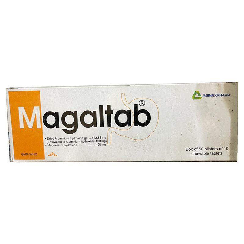 Magaltab Magnesi Hydroxid 400mg Agimexpharm (H/500v)