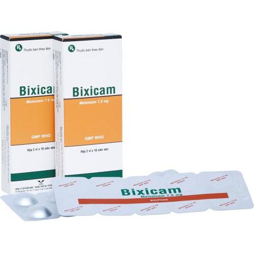 Bixicam (Meloxicam) 7.5mg Bidiphar (H/20v)