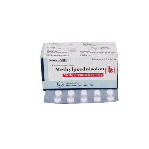 Methylprednisolon 4mg Khapharco (H/100v)