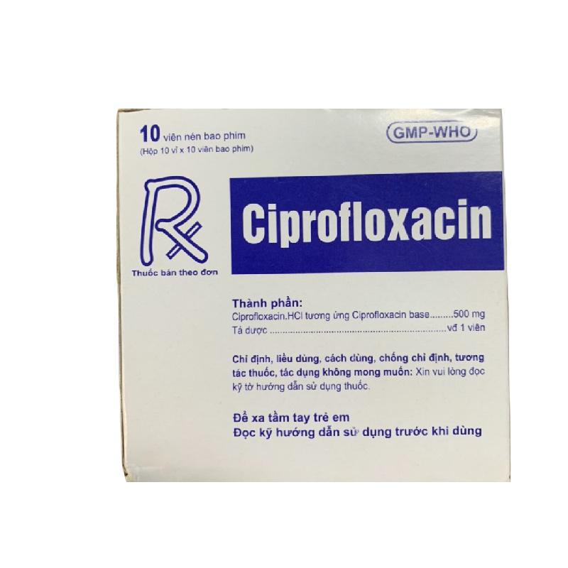Ciprofloxacin 500mg Armephaco (H/100v)