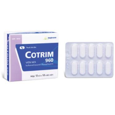 Cotrim 960 (Sulfamethoxazol, Trimethoprim) Imexpharm (H/100v)