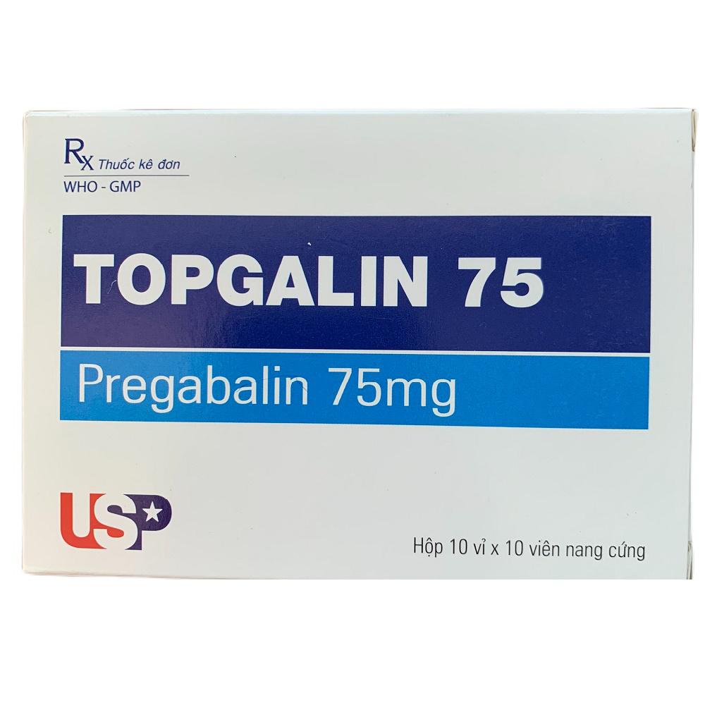 Topgalin 75 (Pregabalin) US Pharma (H/100v)
