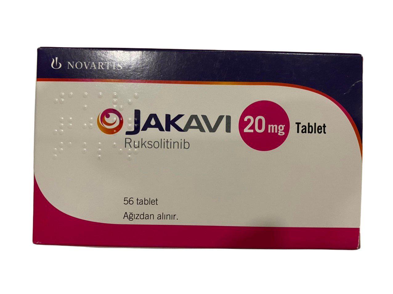 JAKAVI 20mg  (Ruxolitinib) NOVARTIS (H/56V) TNK