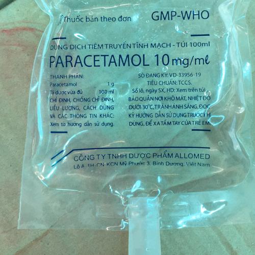 Paracetamol 1g Allomed (Túi/100ml)