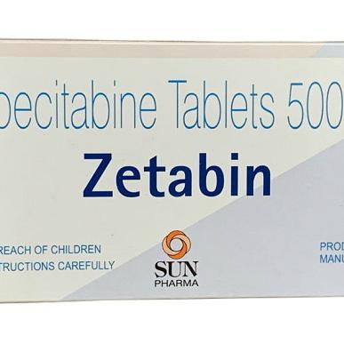 Zetabin 500mg (Capecitabine) SUN IP (H/100 V) 